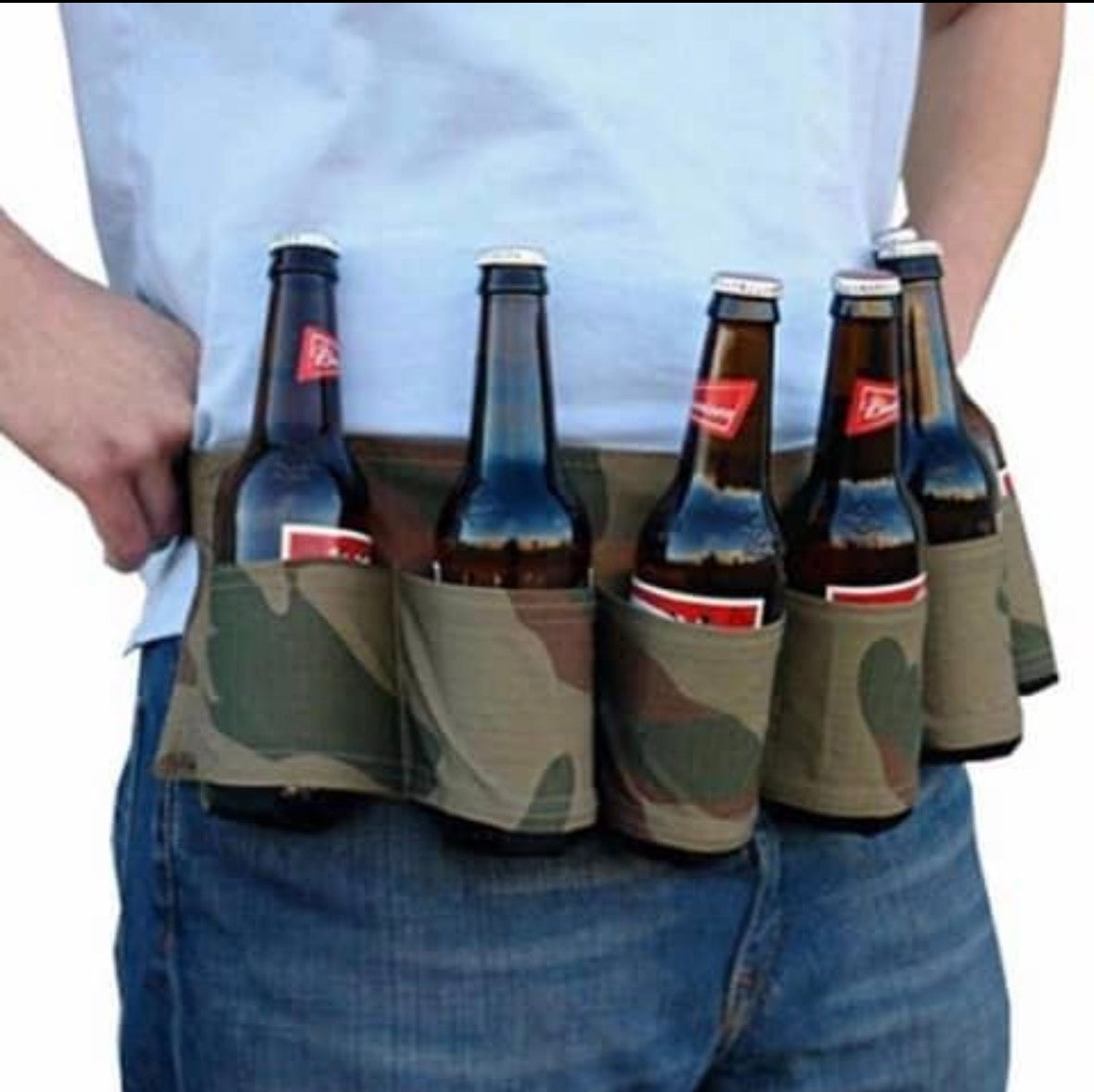 Ceinture Porte-Bières Commando™ – Gardez vos boissons à portée de main 🍻